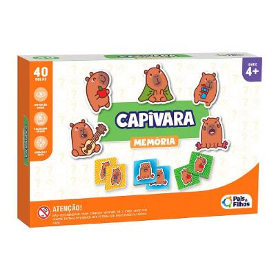Jogo de Memória Capivara - Pais e Filhos
