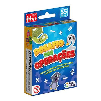 Jogo Desafio das Operações Pocket - Pais e Filhos