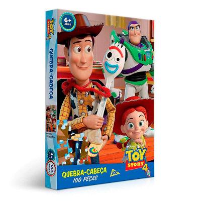Quebra-Cabeça Encapado Toy Story 4 100 Peças - Toyster