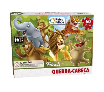 Quebra-Cabeça Friends 60 Peças - Pais e Filhos