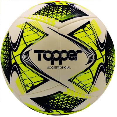 Bola Topper 22 Society Oficial Branco Amarelo Azul - Topper