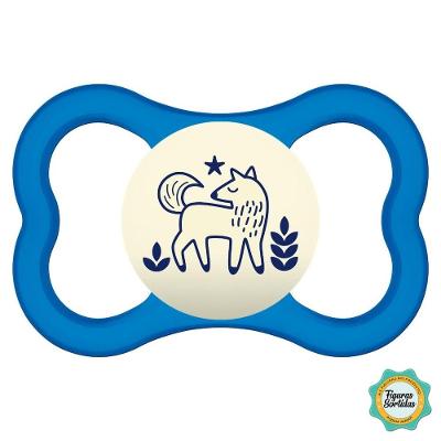 Chupeta Air Night 6 Meses Azul - Mam Baby