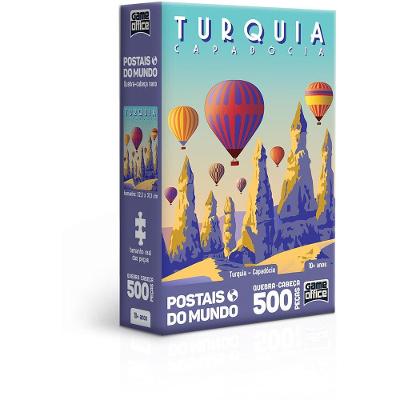 Quebra-Cabeça Postais do Mundo Turquia 500 Peças  - Toyster