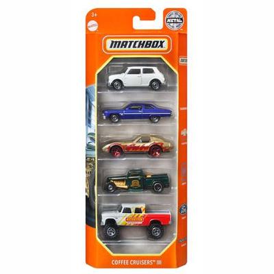 Matchbox MBX Coffee Cruisers III Pack 5 Carrinhos - Mattel