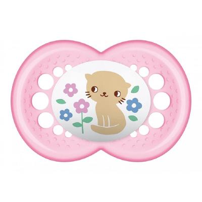 Chupeta Coleção Trends 6 Meses Rosa - Mam Baby