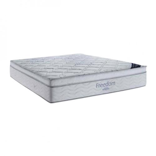 Colchão Queen Size Freedom com Molas Ensacadas Pocket Espuma Selada D28 e Pilow 158x198x32cm Ortobom