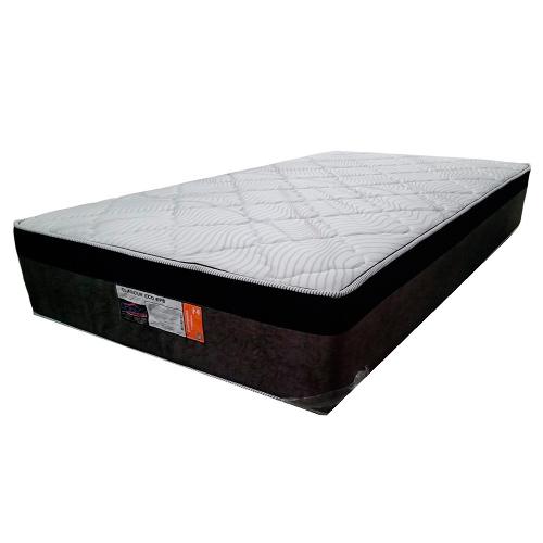 Colchão Glamour Solteiro 88X188X30CM EPS Molas Ensacadas Eurotop Ortolar