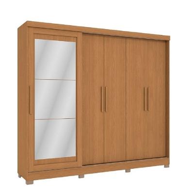 Guarda-Roupa Casal CB01N564 5 Portas 4 Gavetas com Espelho e Pés Kappesberg