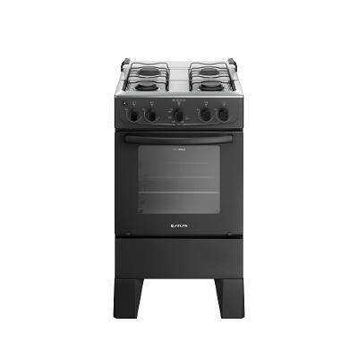 Fogão 4 Bocas com Mesa Inox Milão Plus 30000177 Atlas