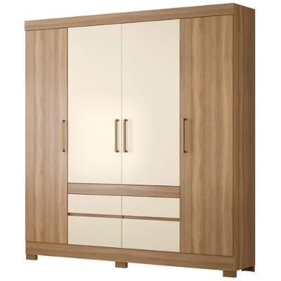 Guarda Roupa Casal Bilbão com 4 Portas e 4 Gavetas 64110 Demóbile