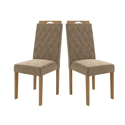 Conjunto de 2 Cadeiras de Jantar Graviola 2CAD152EA Kappesberg