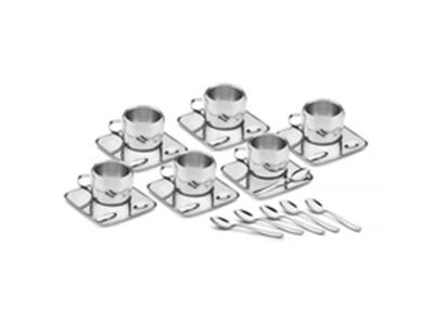 Conjunto para Café Tramontina Continental Aço Inox 18 Peças