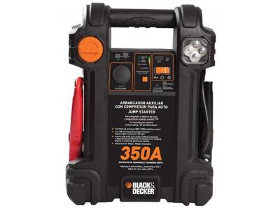 Auxiliador Partidas Compressor Black&Decker 350 Amperes 12V