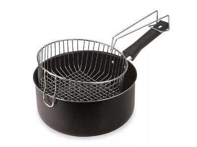 Frigideira Alta com Tela Fortaleza Black 20CM