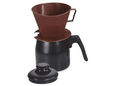 Bule com Filtro Fortaleza Preto 1 L