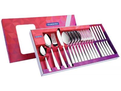 Faqueiro Tramontina Pacific Aço Inox 24 peças