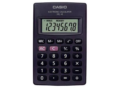 Calculadora Básica Ultraportátil 8 Dígitos HL-4A - Casio