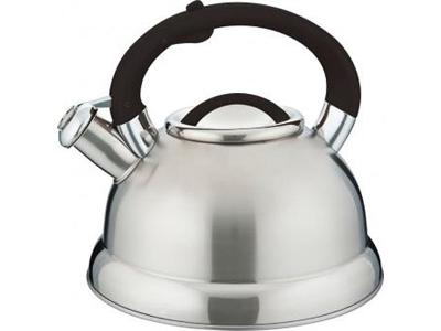 Chaleira Inox MOR Fundo Triplo Diletta Preta – 3 Litros