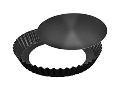 Forma Fortaleza para Bolo e Torta Crespa Fundo Removível Black Ø 24