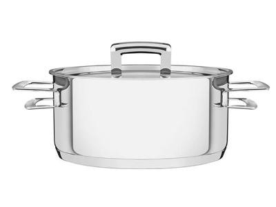 Caçarola Rasa em Aço Inox Tramontina Brava 20cm