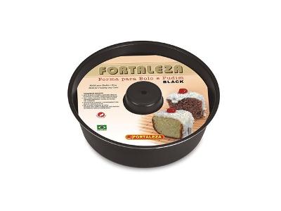Forma Pudim (Tubo) Alta 20 Black Fortaleza