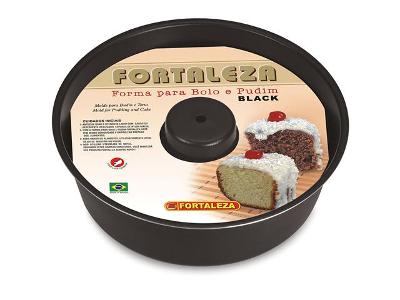 Forma Pudim (Tubo) Alta 24 Black Fortaleza