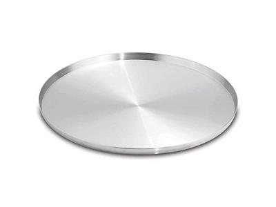 Assadeira/Forma para Pizza Fortaleza Aluminio Polido 25 cm