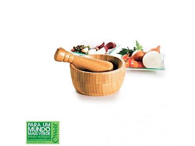Amassador de temperos Welf em bambu Salzburgo 2 pçs