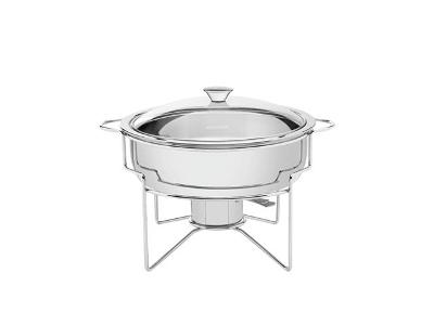 Rechaud Banho Maria Tramontina em Aço Inox com Fogareiro 4,3 Litros