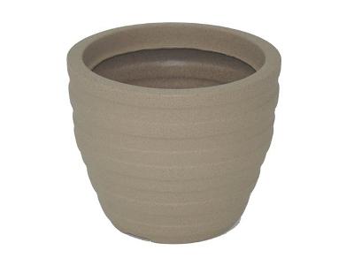 Vaso Inca Tramontina Basic em Polietileno 24 cm Areia