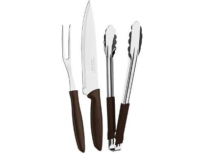 Kit Churrasco Inox Tramontina Plenus 3 Peças