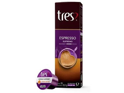 Cápsulas Três Corações Café Espresso Supremo