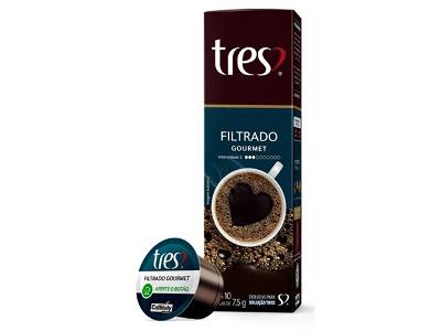 Cápsulas Três Corações Café Filtrado Gourmet