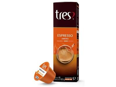 Cápsulas Três Corações Café Espresso Ameno