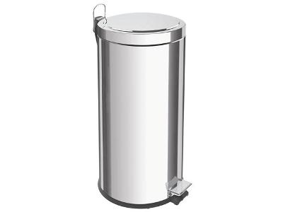 Lixeira com Pedal Tramontina Aço Inox 30 Litros