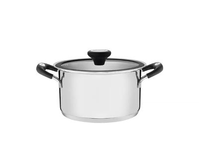 Caçarola Tramontina Fda.Aço Inox Solar Silicone 20cm 3,6 Litros