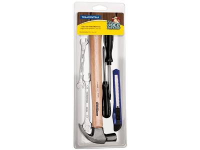 Kit de Ferramentas com Martelo Tramontina 6 Peças
