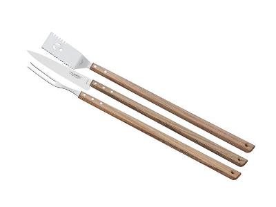 Jogo para Churrasco Tramontina Tradicional Inox 3 Peças
