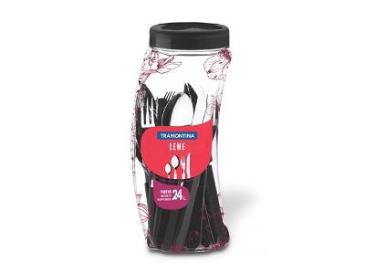 Conjunto de Talheres Tramontina Leme Pote 24 Peças