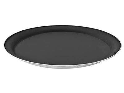 Bandeja Redonda Tramontina Aço Inox com Antiderrapante