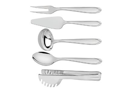 Jogo de Utensílios Tramontina Aço Inox 5 Peças
