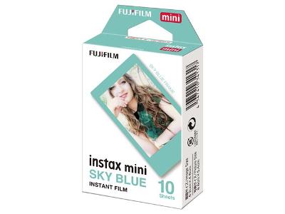 Filme Instantâneo Fujifilm Instax Sky Blue com 10 Unidades