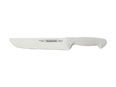 Faca para Carne Tramontina Premium com Lâmina de Inox e Cabo Branco 8