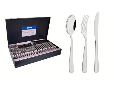 Faqueiro Tramontina Pacific em Inox com Facas para Churrasco 72 Peças