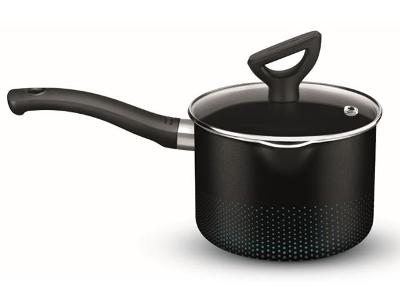 Panela Rochedo Smart Antiaderente de Alumínio Preta 14CM