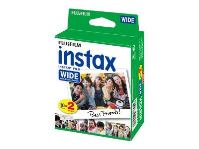 Filme Instantâneo Fujifilm Instax Wide com 20 fotos
