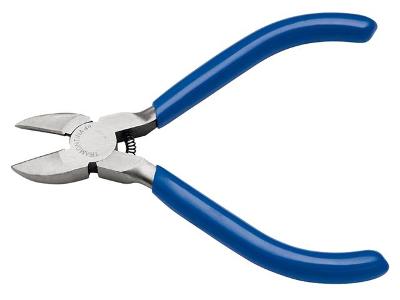 Alicate com Corte Diagonal Tramontina Basic Azul 4"