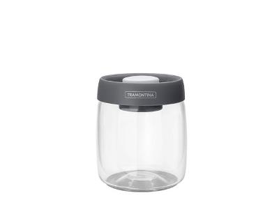 Pote de Vidro Trampontina Purezza Tampa Plástica a Vácuo 800ML