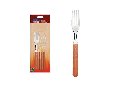 Conjunto de Garfos de Mesa Tramontina Dynamic Natural 6 Peças