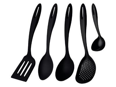 Jogo de Utensílios Tramontina Ability em Nylon Preto 05 Peças